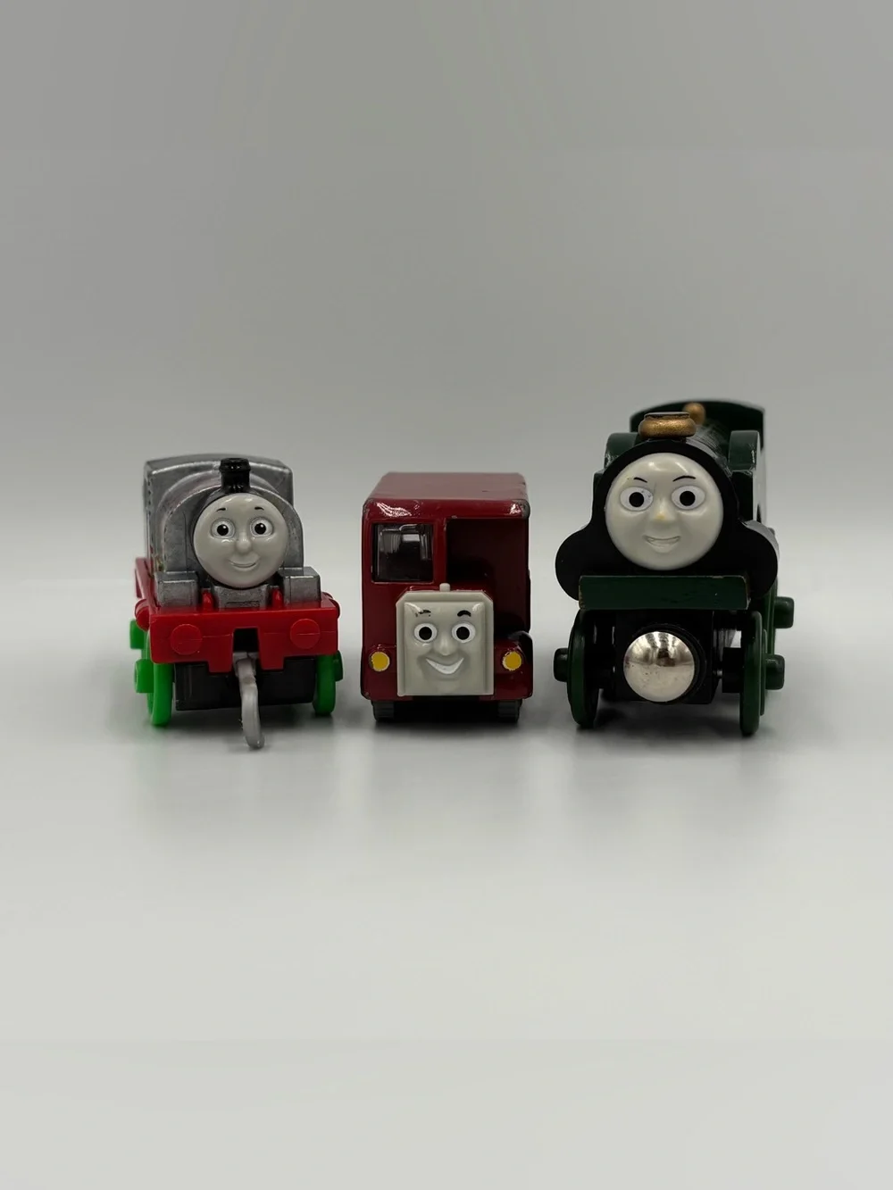 RARE Y2k Thomas & Friends Graffiti Racing Percy + Bertie + Emily Train Toy Lot